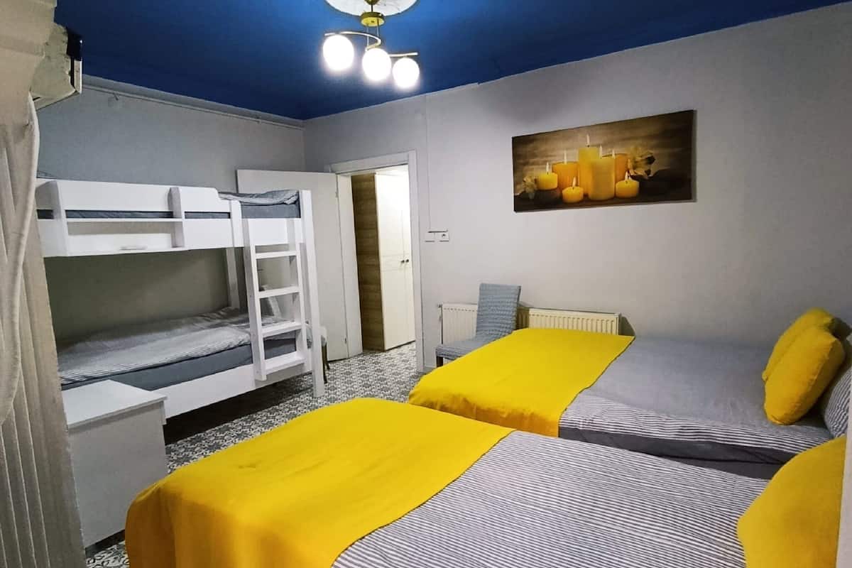 Apartment 2 Bedrooms | 고급 침구, 다리미/다리미판, 침대 시트