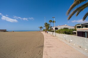 On the beach