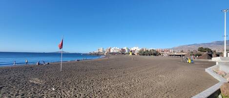 On the beach
