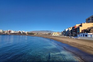En la playa 