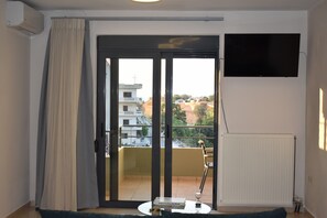 Comfort Apartment, City View | Living area - Opsis The CityScape Apartment (Chania)