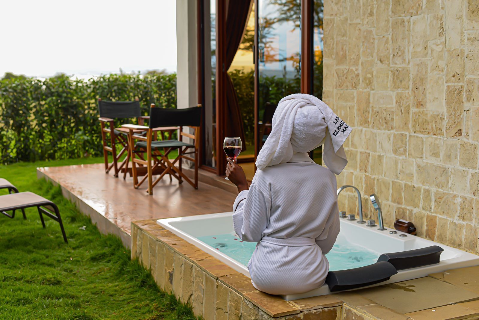 Luxury Double Room, Balcony, Garden View | In-room safe, blackout drapes, free WiFi