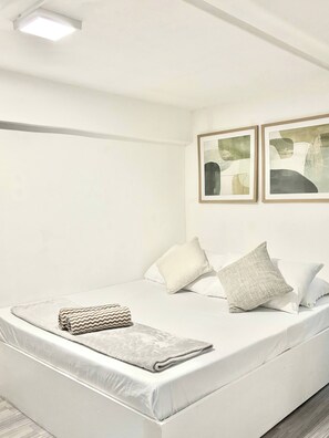 1 chambre, fer et planche à repasser, accès Internet, draps fournis