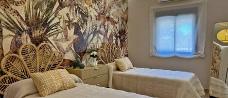 2 bedrooms, iron/ironing board, free WiFi, bed sheets