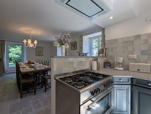 Fridge, microwave, dishwasher