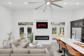 TV, books, offices