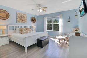 5 bedrooms, iron/ironing board, travel cot, WiFi