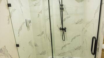 Towels, soap, toilet paper