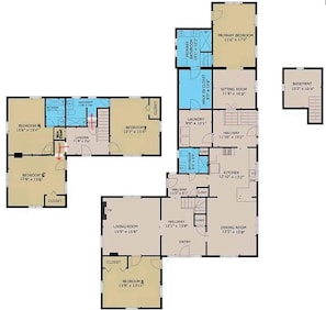 Floor plan - Historic Luxury | Walk to Main | Pool & Hot Tub (Fredericksburg)
