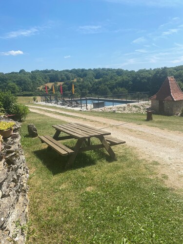 Gîte cosy avec piscine partagée - Domaine du Gravier - Gramat