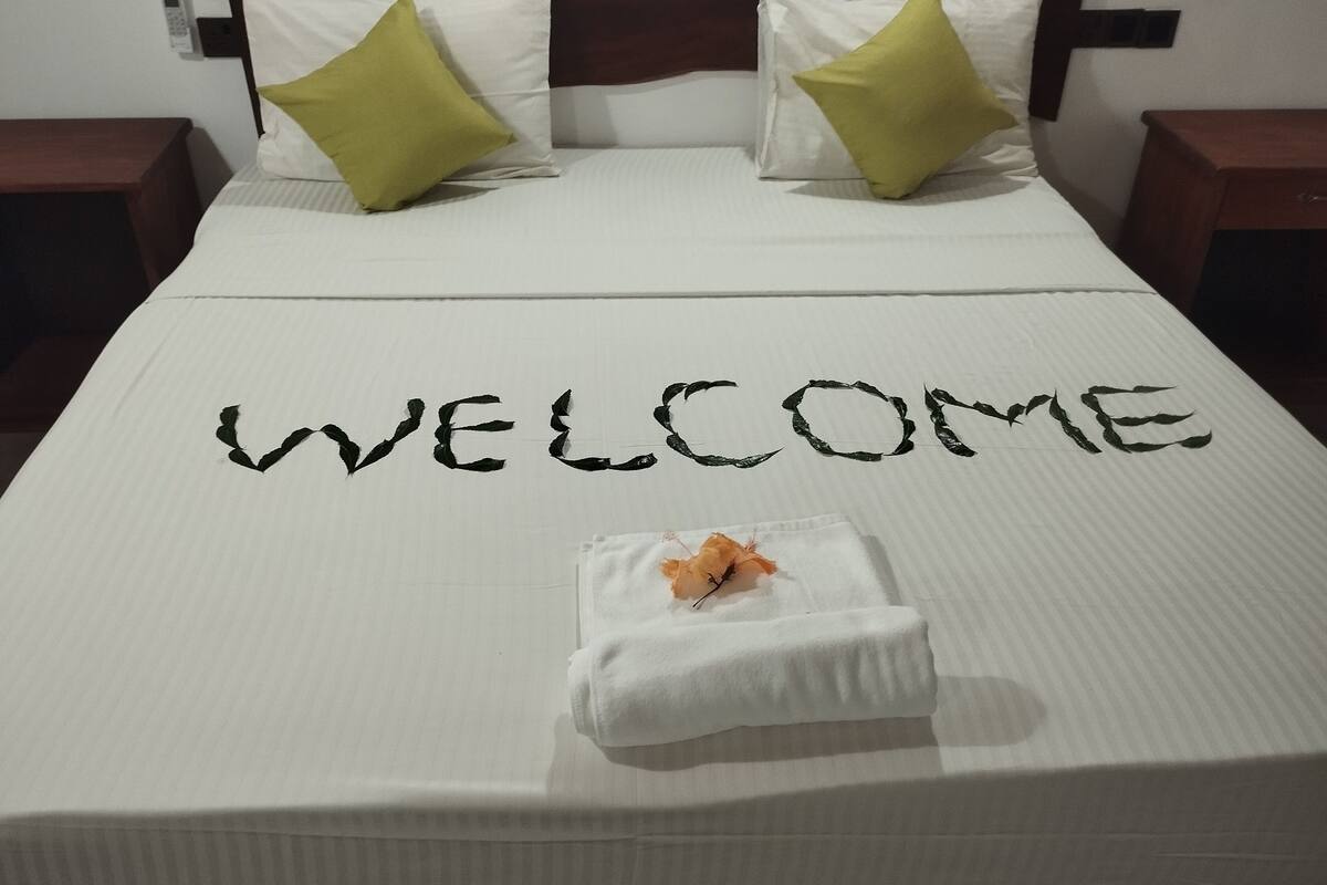 ห้องทริปเปิล | โต๊ะทำงาน, พื้นที่ทำงานแบบใช้แล็ปท็อป, Wi-Fi ฟรี, ผ้าปูที่นอน
