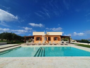 Pool - Nice apartment for 6 guests with A/C, pool, WIFI, TV, terrace and panoramic view (Balestrate-foce)