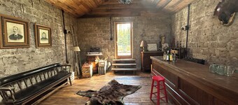 Unique wedding venue perched in the mountains with streams and an apple orchard