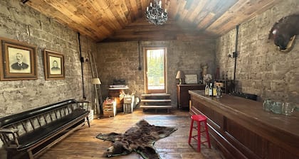 Unique wedding venue perched in the mountains with streams and an apple orchard