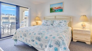 1 bedroom, iron/ironing board, free WiFi, bed sheets - Seaside Castle Retreat - Oceanview Condo (New Smyrna Beach)