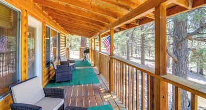 Furnished Deck & Mountain Views: Panguitch Cabin