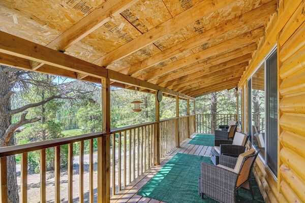 Furnished Deck & Mountain Views: Panguitch Cabin - Utah