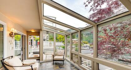 Waterfront Home on Lake Samish w/ Hot Tub & Dock!