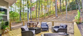 Golf Access & Furnished Deck: Cabin in Clayton