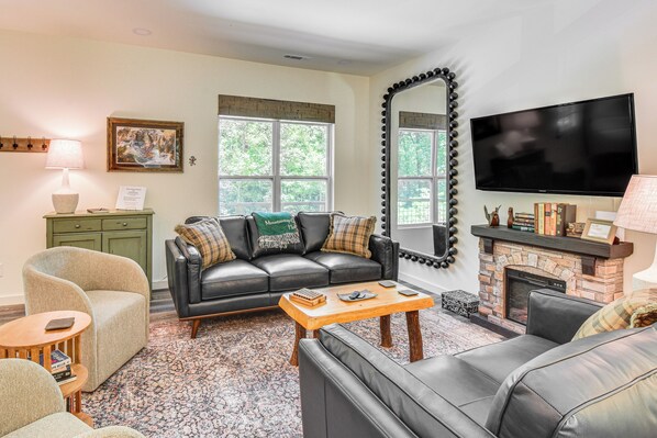 House (2 Bedrooms) | Front of property - Hike, Golf & Swim: Blue Ridge Cabin Escape (Clayton)