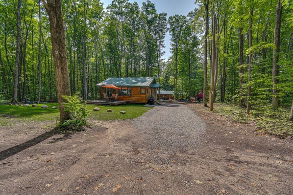 House (2 Bedrooms) | Interior - Cabin 600' to Manistee Lake Private Shared Access (Kalkaska)