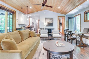 House (2 Bedrooms) | Front of property - Chinquapin Escape: Resort Perks, By Lake Glenville (Glenville)