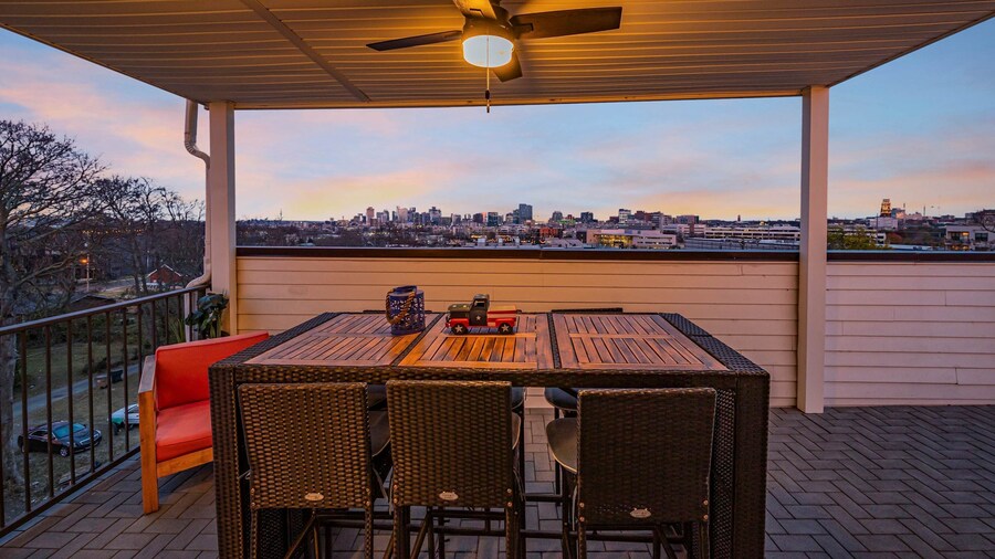 Ultimate Rooftop Double Games BBQ Skyline Views