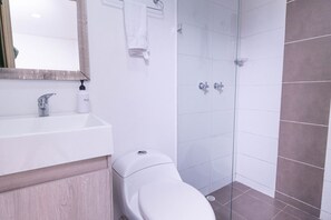 Hair dryer, towels