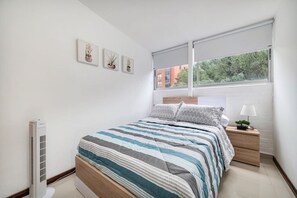 3 bedrooms, desk, iron/ironing board, travel cot