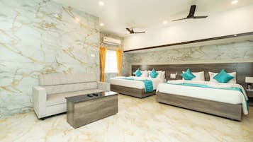 Premium Suite | Down comforters, in-room safe, desk, iron/ironing board