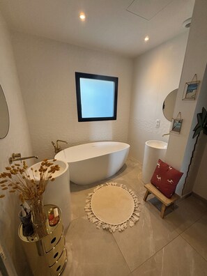 Shower, hair dryer, towels, soap - Magnificent contemporary & design villa (Saussan)