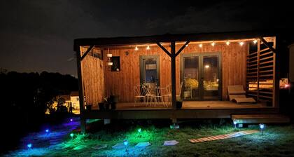 Tiny House haut de gamme sur grand terrain, vue sur limoges.