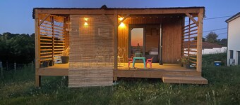 High-end Tiny House on large plot, view of Limoges