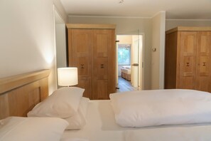 3 bedrooms, individually furnished, bed sheets