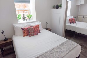 2 bedrooms, iron/ironing board, travel crib, WiFi