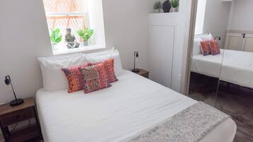 2 bedrooms, iron/ironing board, travel crib, WiFi