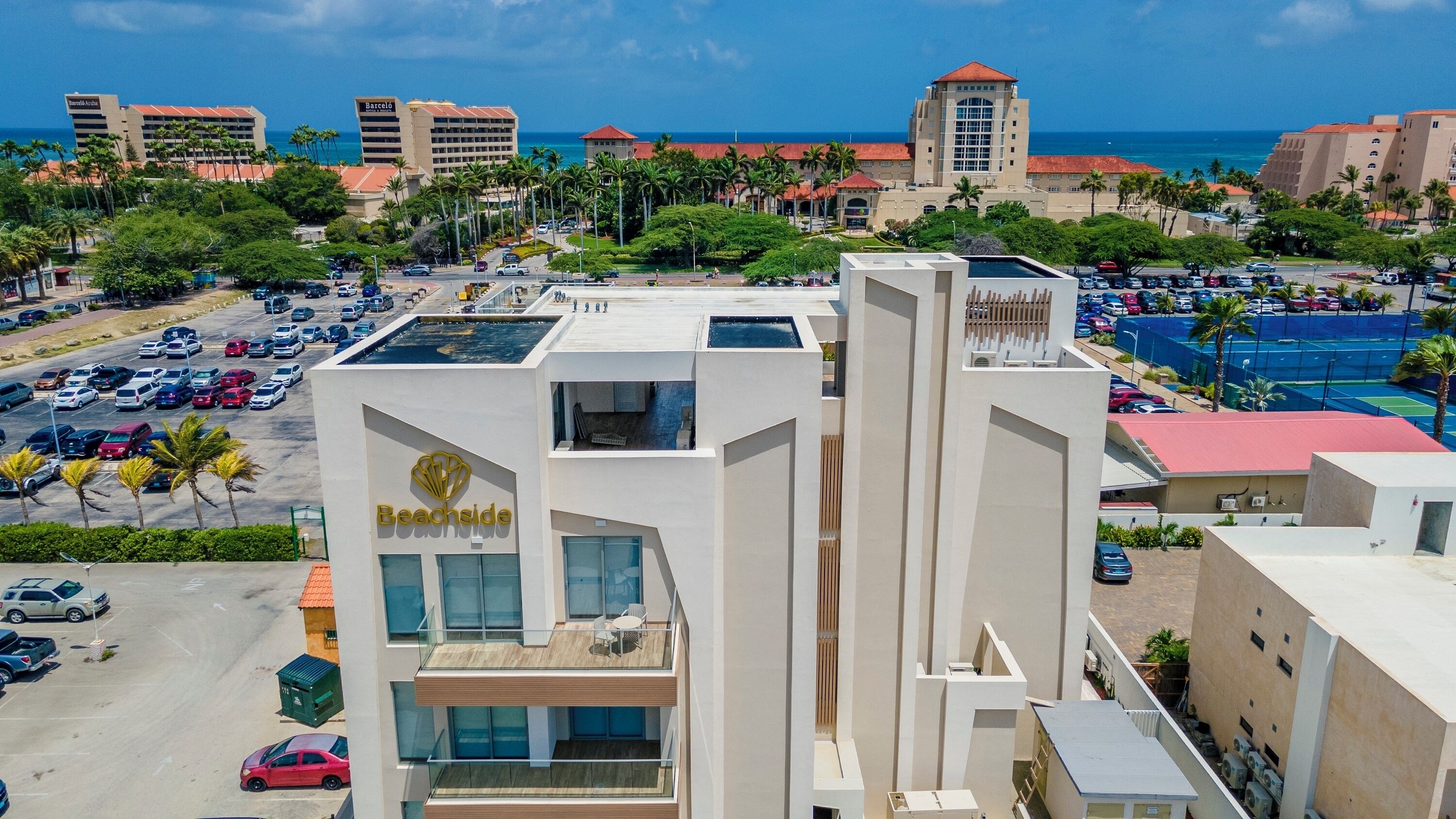 Façade de l’hébergement