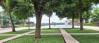 Jakarta green suburban area