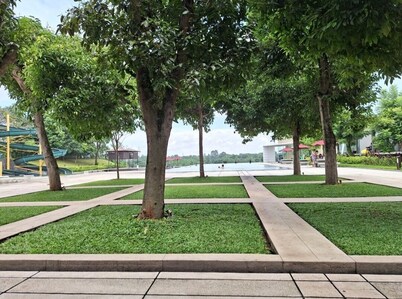 Jakarta green suburban area