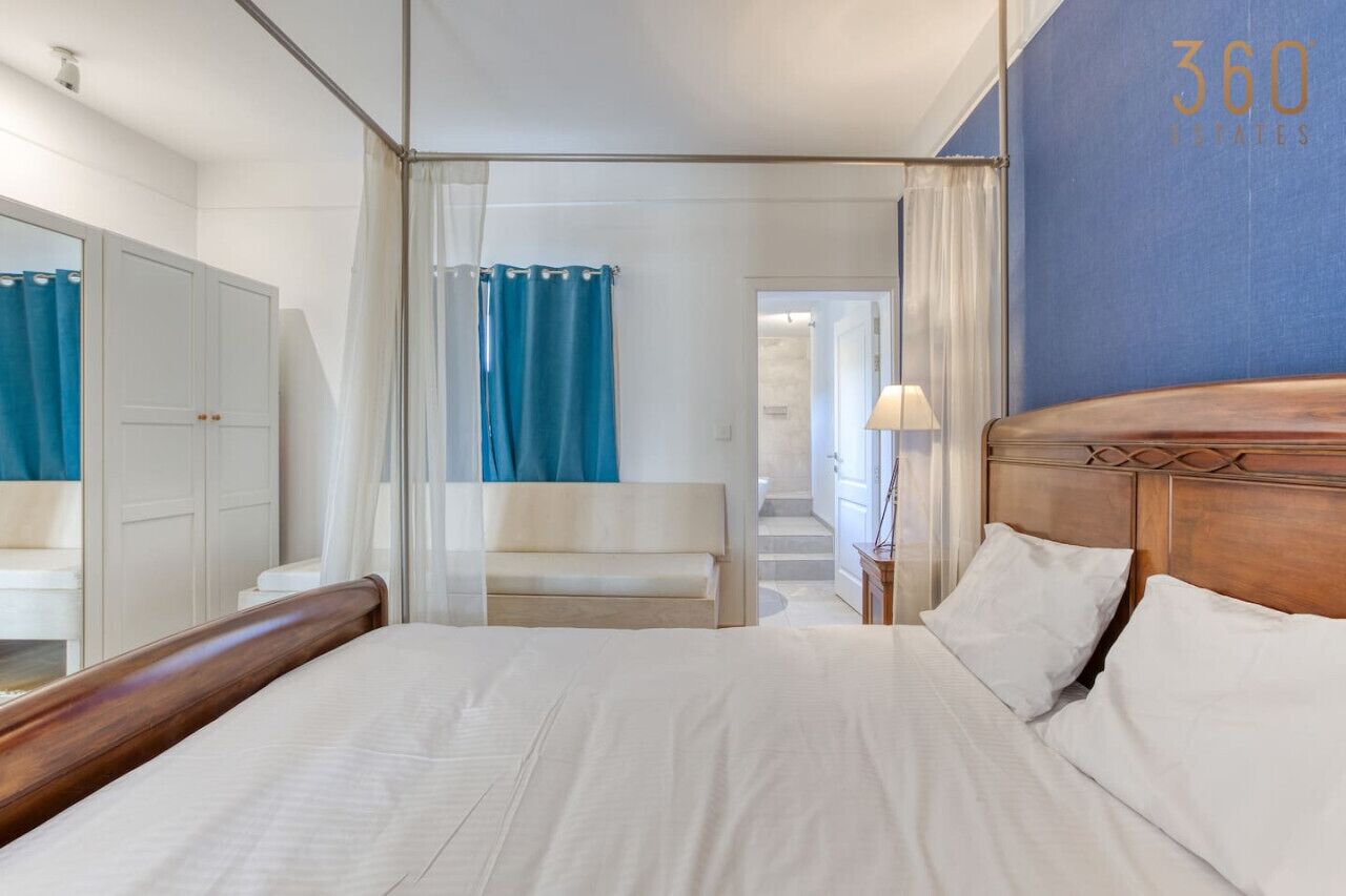 1 bedroom, desk, iron/ironing board, travel crib