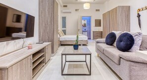 1 slaapkamer, een bureau, wifi, beddengoed