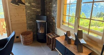 Mountain chalet in Champéry, with panoramic view of the Dents du Midi mountains