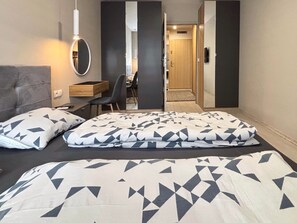 1 soverom, strykejern/-brett, wi-fi og sengetøy