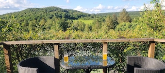 Urr Lodge - Beautiful Lodge and site, Stunning views of hills and valleys.