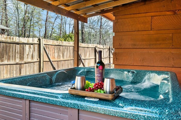 Bain à remous extérieur