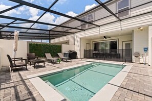 A heated pool - EV_1216 - 5 Bed 4 Bath Townhome with Screened-In Private Pool, Access to Resort (Clermont)