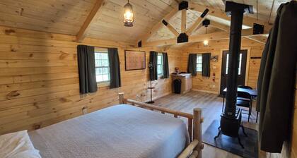 Rustic Off-Grid Mountain Cabin