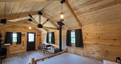 Rustic Off-Grid Mountain Cabin