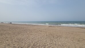 Vista a la playa o el mar