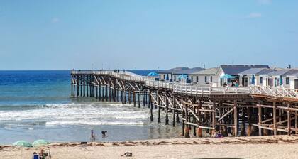 On Boardwalk, Steps to Beach, Hear Waves, Parking